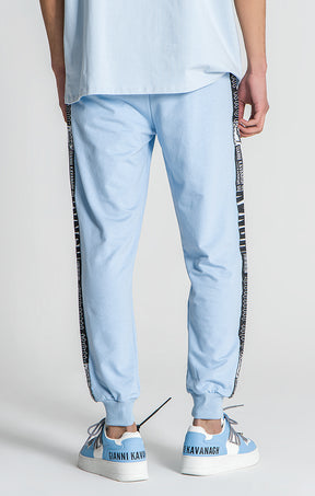 Blue Overlap Loose Joggers