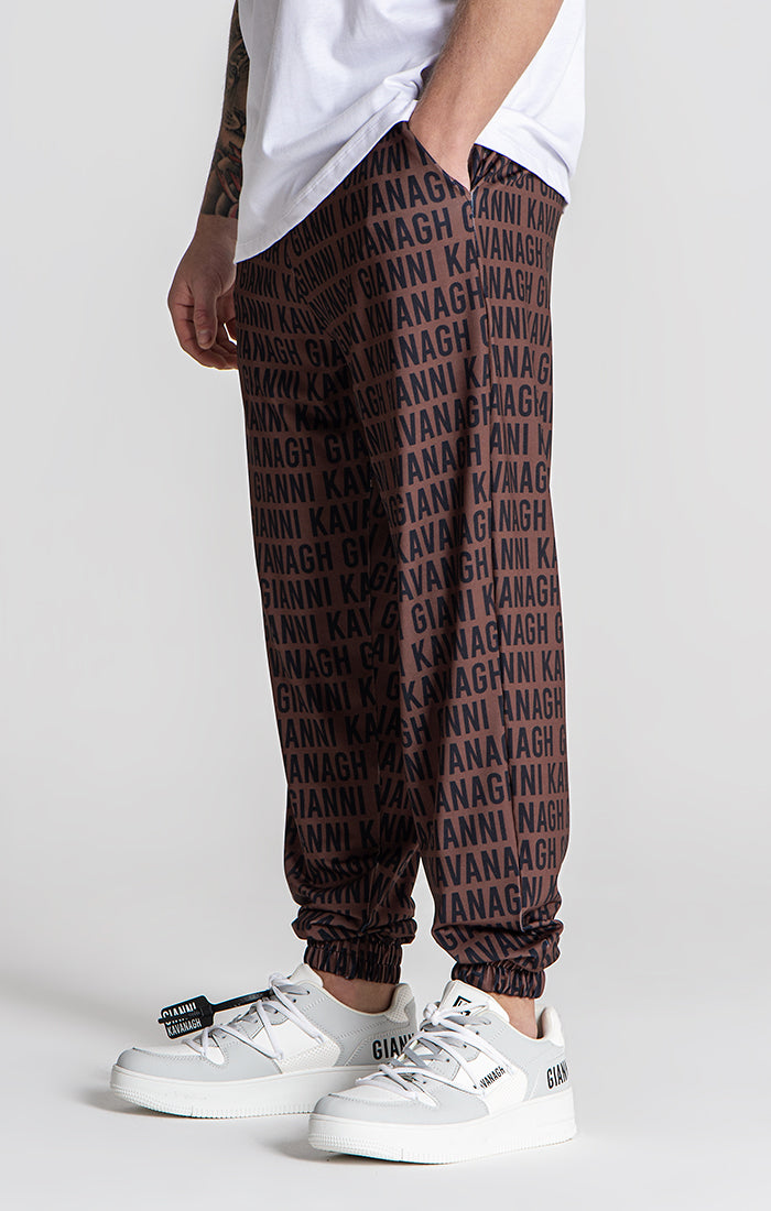 Brown Tag Joggers