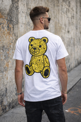 White Smiley Bear Tee