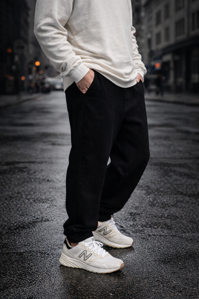 Black GK Balloon Jeans