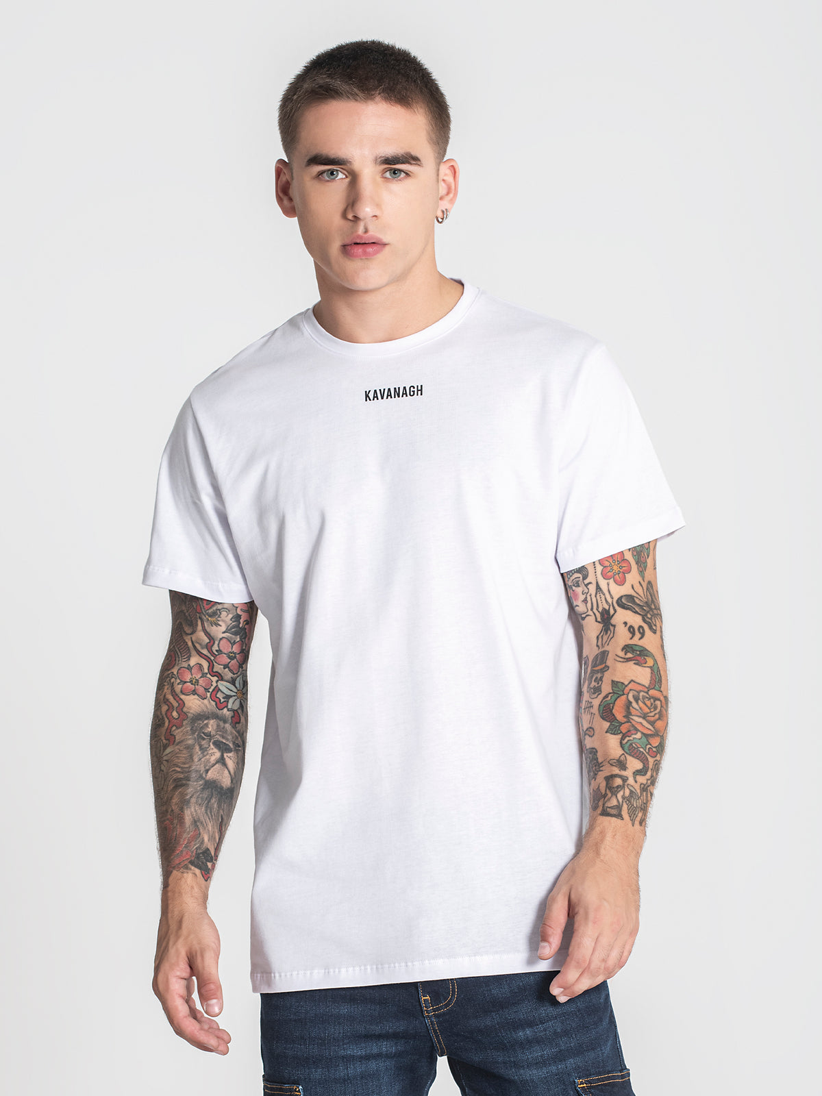 White Raw Bear Tee