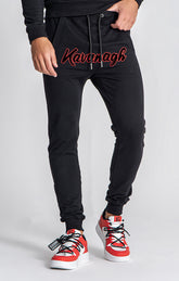 Black Lavish Outline Joggers