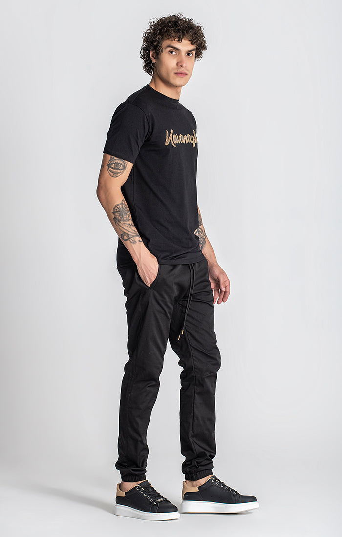 Black Lavish Gold Tee