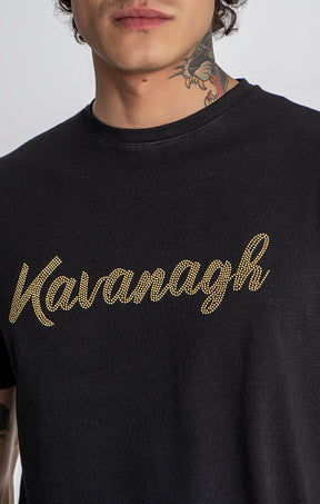 Black Lavish Gold Tee