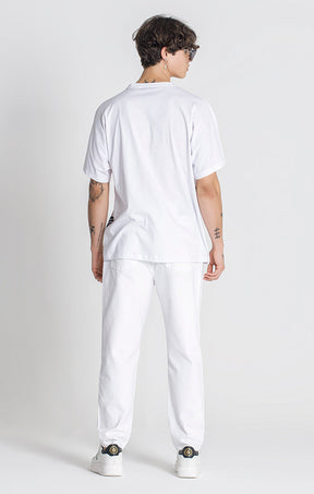 White Acronym Oversized Tee