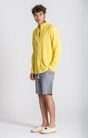 Yellow Linen L/S Shirt