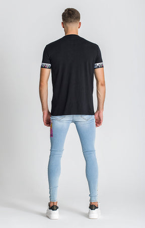 Black Unstoppable Elastic Tee