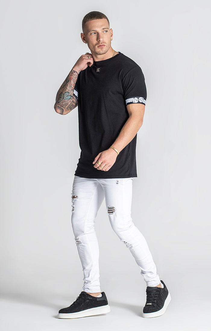 Black Nostalgia Elastic Tee