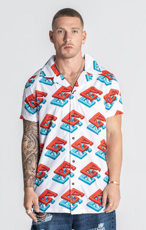 Multicolor Echo Hawaiian Shirt