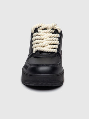 Black Rope Sneakers