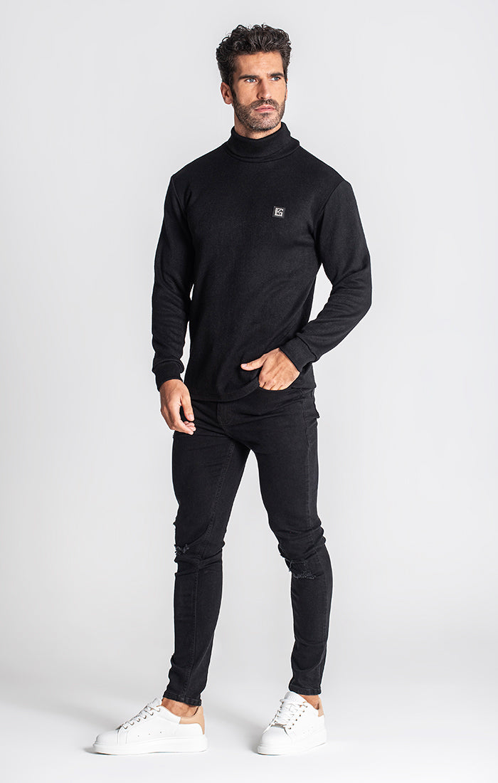 Black Smooth Turtleneck