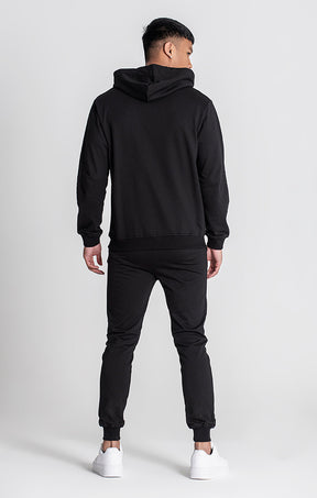 Black Essential Micro Hoodie Jacket