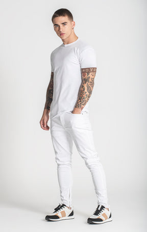 White ChoKo Elastic Tee