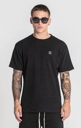 Black Waffle Tee