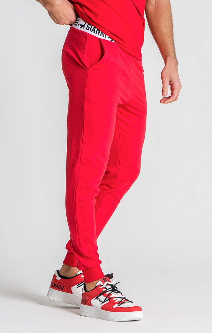 Red Drift Joggers