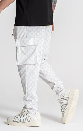 White Clone Cargo Pants