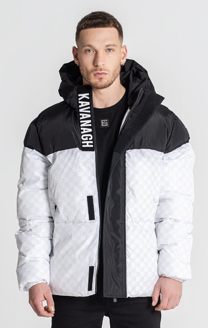 White Clone Puffer Jacket