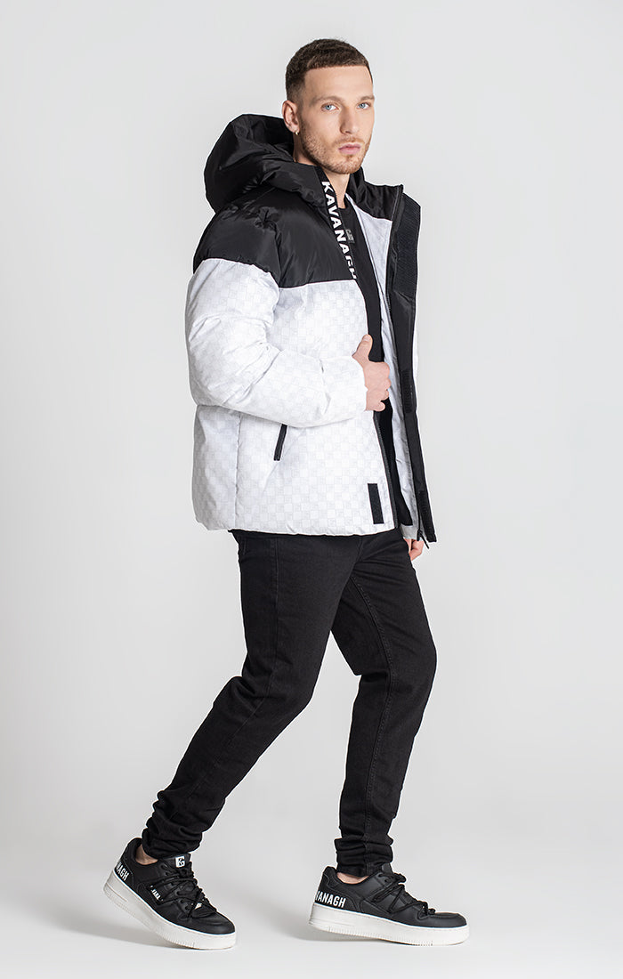 White Clone Puffer Jacket