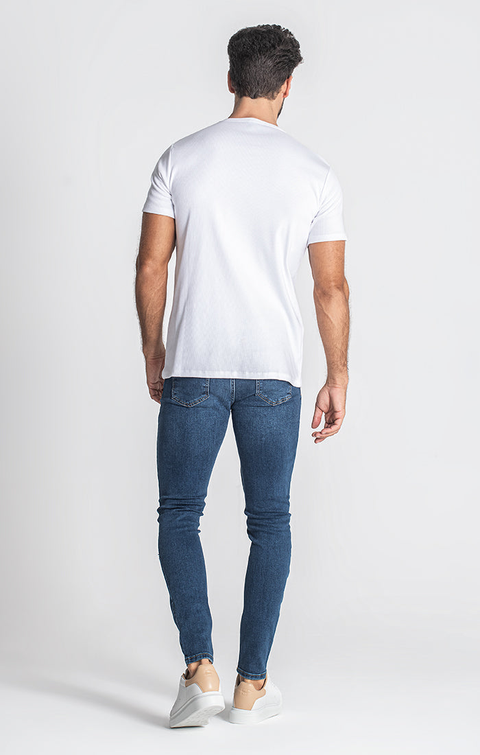 White Rib Tee