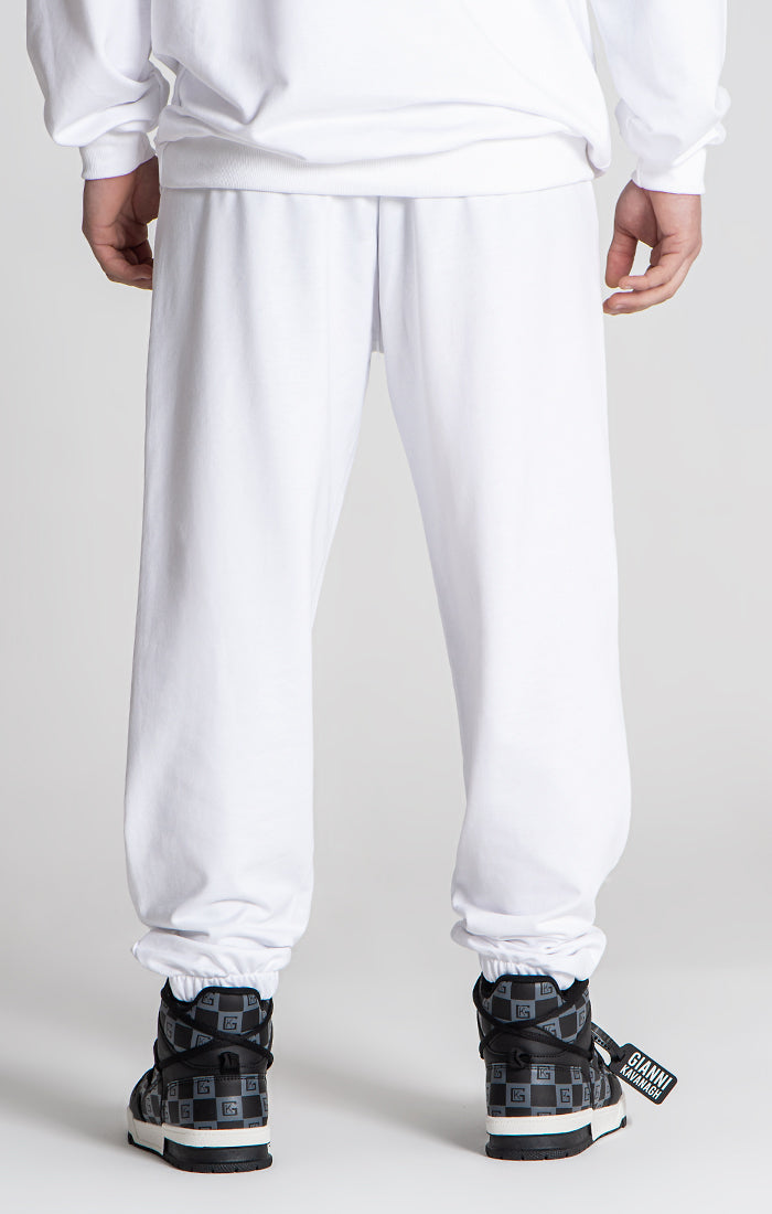 White Unity Loose Joggers