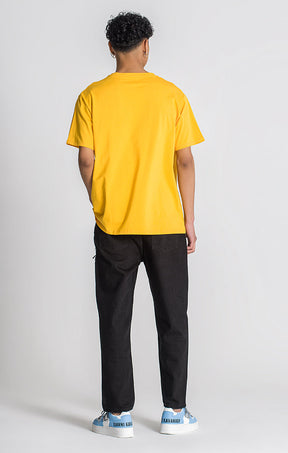 Yellow Overlap Oversized Tee