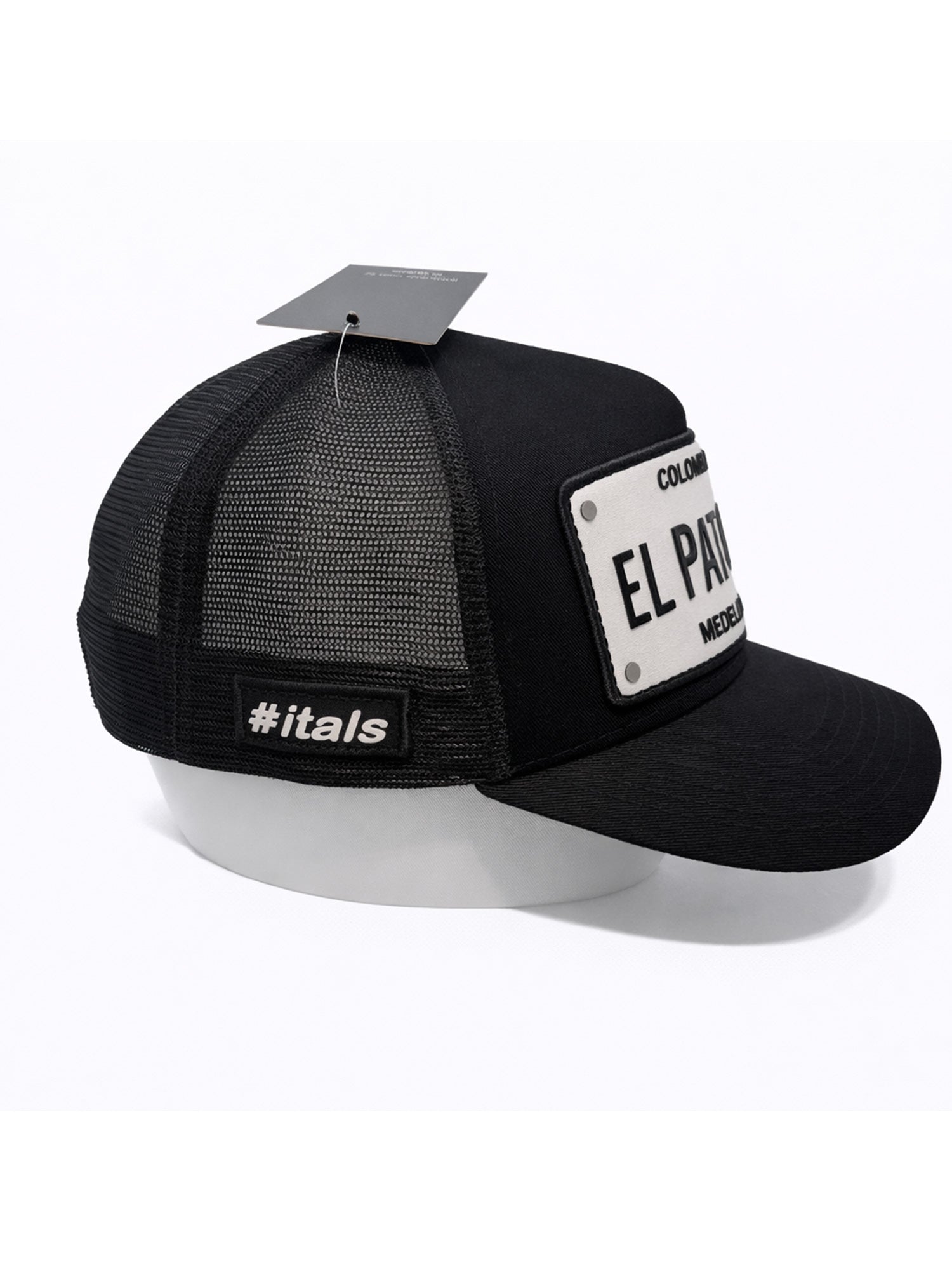 Boné Itals El Patrón Preto Patch Branco