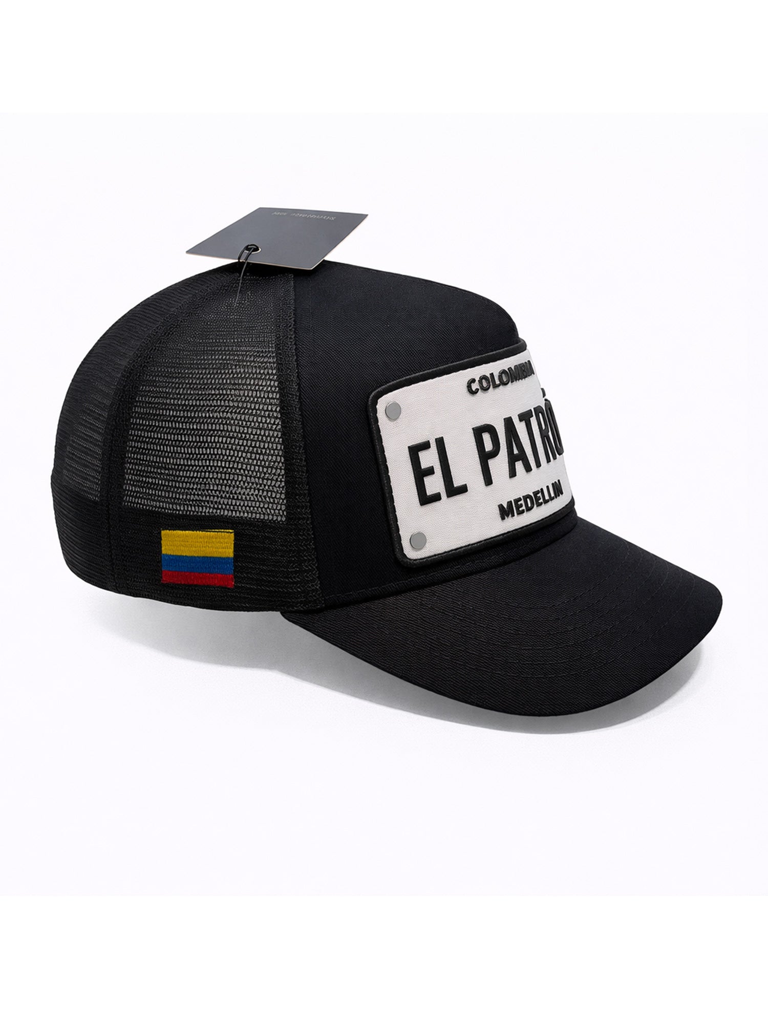 Boné Itals El Patrón Preto Patch Branco