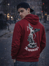 Burgundy Warrior Angel Hoodie