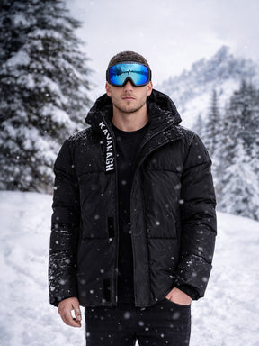Black Sauce Puffer Jacket