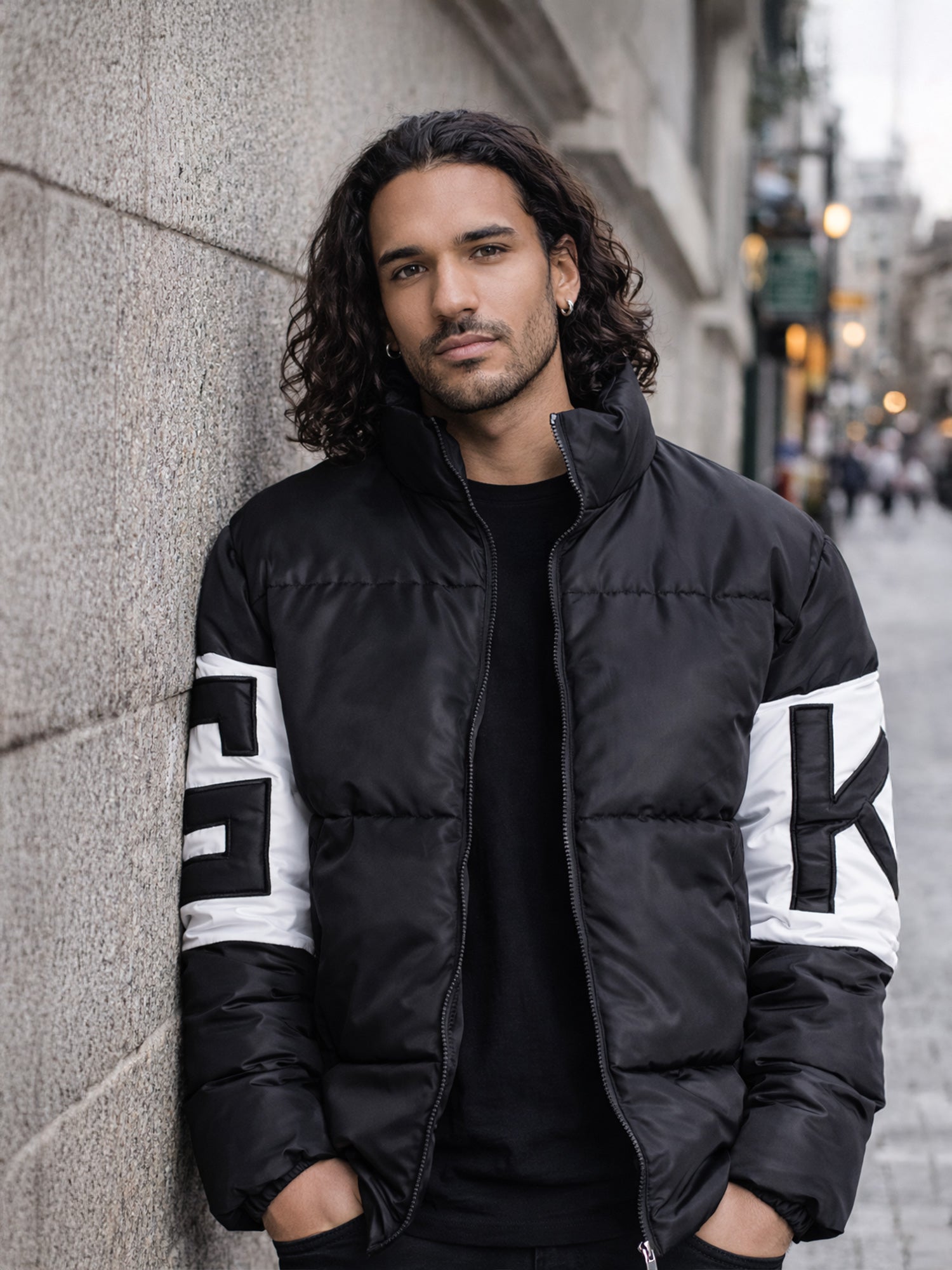 Black Captain Puffer Jacket