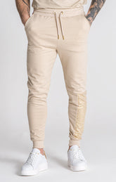 Beige Subtle Joggers