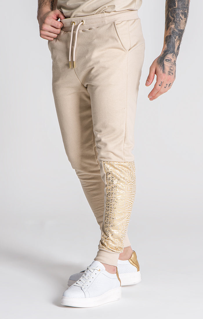 Beige Subtle Joggers