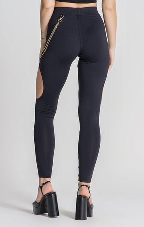 Black Signs Leggings