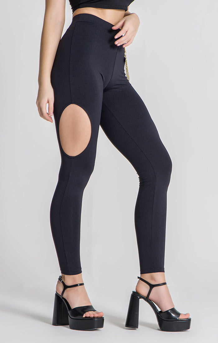 Black Signs Leggings