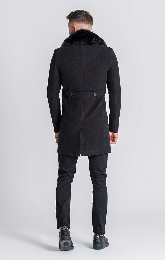 Black Stockholm Overcoat