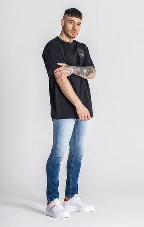 Black Feel Text Tee