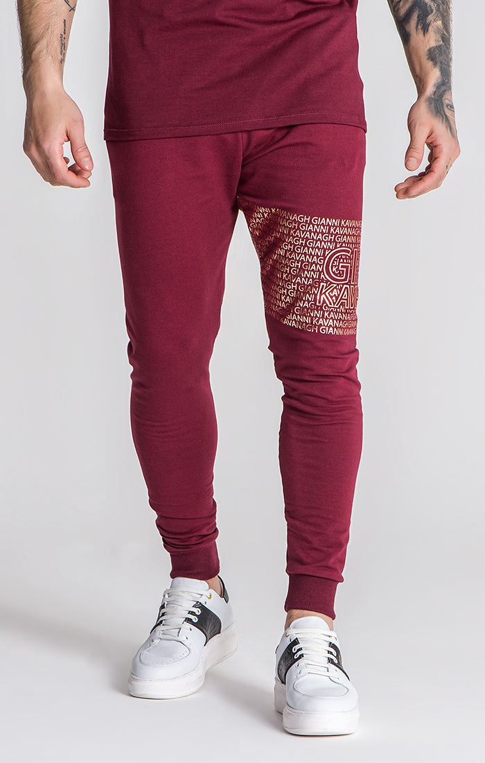 Burgundy Subtle Joggers