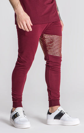 Burgundy Subtle Joggers