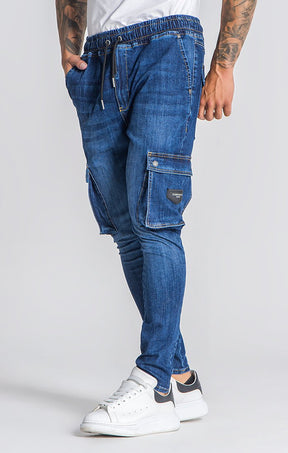 Dark Blue Core Drop Jeans