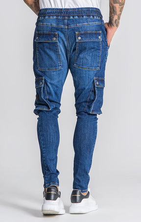 Dark Blue Core Drop Jeans