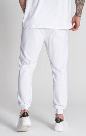 White Signature Joggers