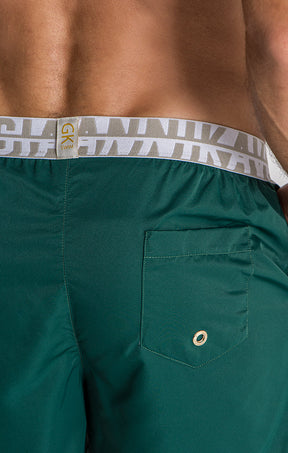 Green Capri Swimshorts