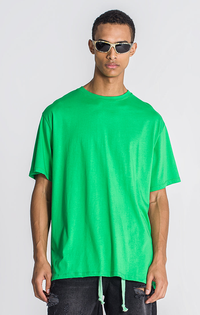 Green Lotus Oversized Tee 