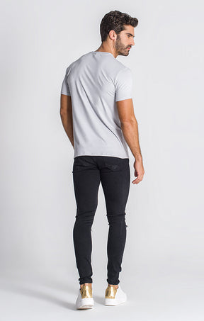 Grey Essential Maxi Slim Tee