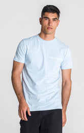 Light Blue Essential Micro Slim Tee