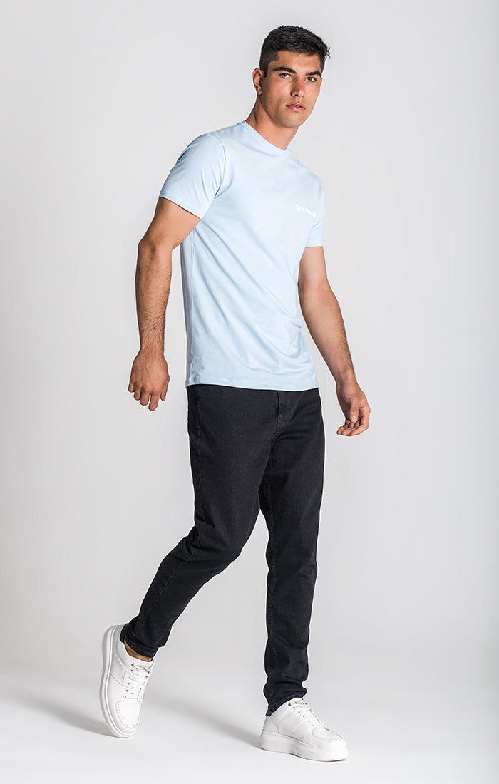 Light Blue Essential Micro Slim Tee