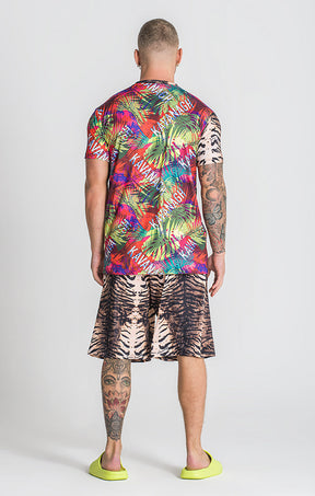 Multicolor Amazonia Allover Tee