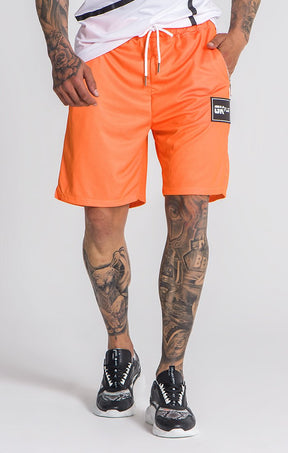 Neon Orange GK Play Shorts