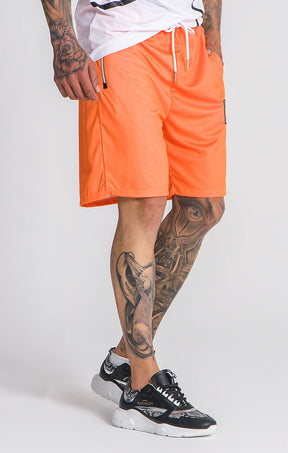 Neon Orange GK Play Shorts