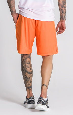 Neon Orange GK Play Shorts